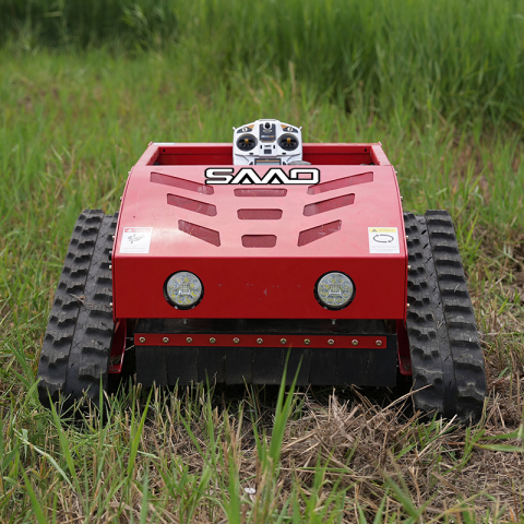Robot de Tuns Iarbă Profesional SAAO SH-550B – Tăiere Automată, Motor Loncin 9CP, Lățime 550mm, Pantă Max. 45° [6]