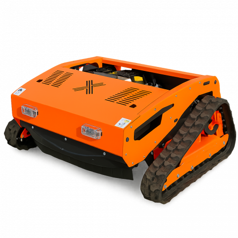 Echipamente Robotizate și Automatizate - Robot de Tuns Iarbă SAAO SH-1000L – 22CP, Telecomandă 680m, Șenile, Pante 45°, Tăiere Vegetație Densă
