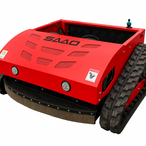 Robot de Tuns Iarbă SAAO SH-1000L – 22CP, Telecomandă 680m, Șenile, Pante 45°, Tăiere Vegetație Densă [1]