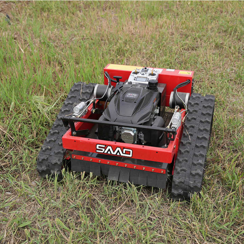 Robot de Tuns Iarbă SAAO SH-550J – 9HP, Telecomandă 680m, Șenile, Pante 45°, Tăiere Vegetație Densă [5]