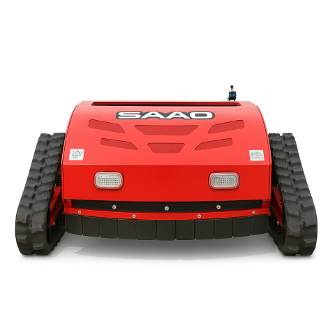 Robot de Tuns Iarbă SAAO SH-800L – 22CP, Telecomandă 680m, Șenile, Pante 45°, Tăiere Vegetație Densă [1]