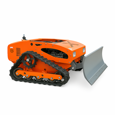 Robot de Tuns Iarbă SAAO SH-800L – 22CP, Telecomandă 680m, Șenile, Pante 45°, Tăiere Vegetație Densă [4]
