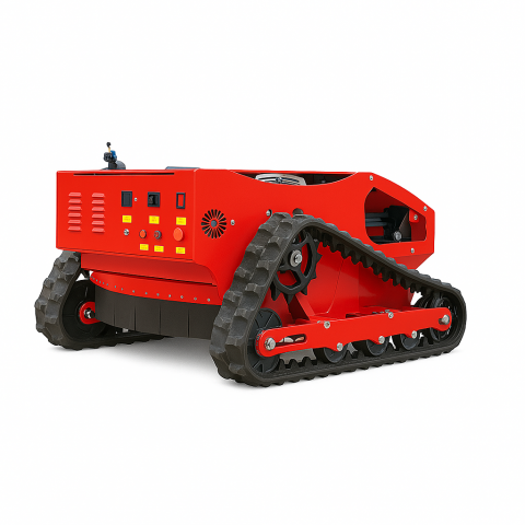 Robot de Tuns Iarbă SAAO SH-800L – 22CP, Telecomandă 680m, Șenile, Pante 45°, Tăiere Vegetație Densă [2]