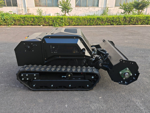Robot profesional de tuns vegetație GUONIU 295-100T II, 23 CP, pe șenile [2]