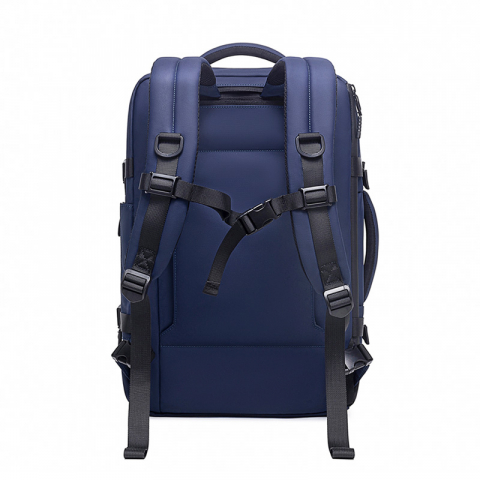 Rucsac cu Vacuum, 22-45 L, Multifunctional, Rezistent la apa, Pompa de aer inclusa ,Laptop 15.6 inchi, 46x15x32 cm, Albastru [2]