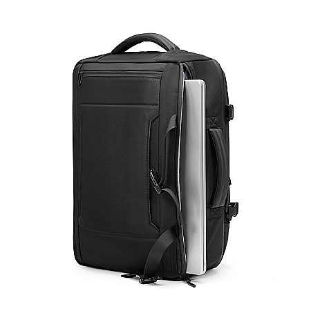 Rucsac cu Vacuum, 22-45 L, Multifunctional, Rezistent la apa, Pompa de aer inclusa ,Laptop 15.6 inchi, 46x15x32 cm, Negru [3]
