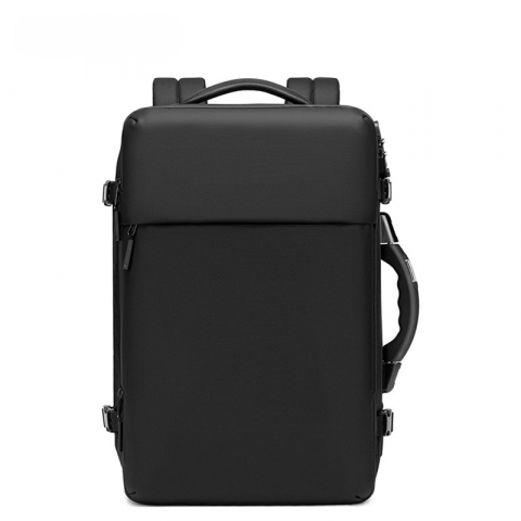 Rucsac cu Vacuum, 22-55 L, Multifunctional, Cantar incorporat, Pompa de aer inclusa ,Laptop 19 inchi, 52x22x32 cm, Negru [4]