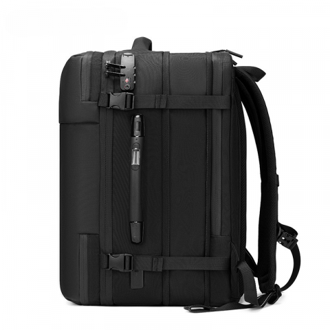 Rucsac cu Vacuum, 22-55 L, Multifunctional, Cantar incorporat, Pompa de aer inclusa ,Laptop 19 inchi, 52x22x32 cm, Negru [8]