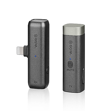 Lavaliere - Set linie Boya BY-WM3D Wireless 2.4 GHz cu Microfon Incorporat Lightning
