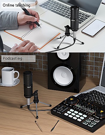 Set profesional Maono all in one, mixer, microfon si casti pentru podcast [4]