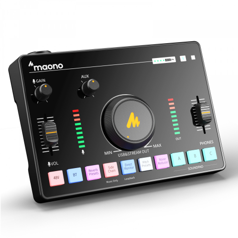 Set profesional Maono AMC2 Neo cu microfon PD100, all in one, portabil, pentru podcast si live streaming [3]