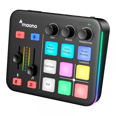 podcasts - Maono G1 Neo Sound Card – Premium Audio Quality for Streaming, Podcasting, and Music