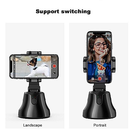 Suport smart, portabil pentru telefoane mobile cu detectare faciala si rotire 360 de grade [6]