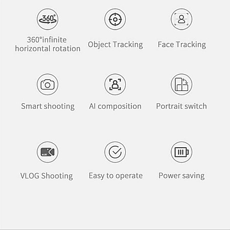 Suport smart, portabil pentru telefoane mobile cu detectare faciala si rotire 360 de grade [4]