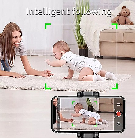 Suport smart, portabil pentru telefoane mobile cu detectare faciala si rotire 360 de grade [2]