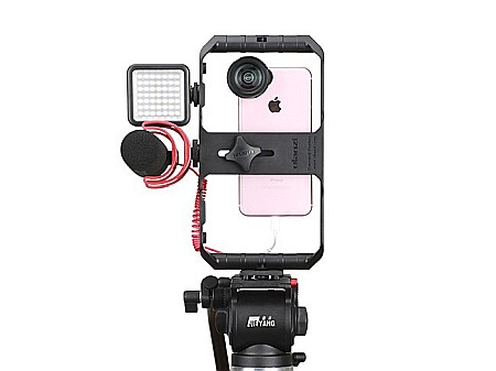 Suport stabilizator telefon U-RIG PRO pentru filmari interview, Video Rig [6]
