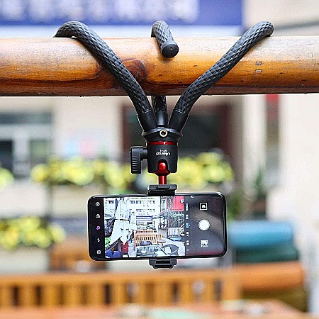 Trepied flexibil Ulanzi MT-11 ajustabil pentru telefon / camera cu cap rotativ [4]