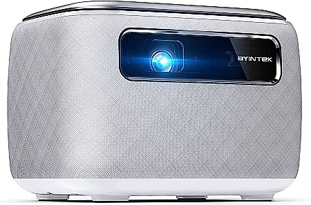 Videoproiector smart Byintek R20 PRO, portabil, 3D, 4k, 750 ANSI lumeni, Android, HDMI, 15600 mAh [1]