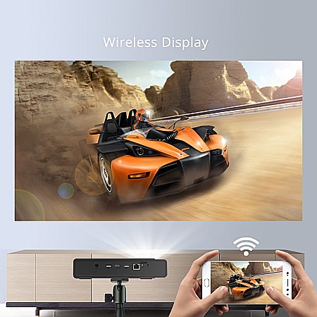 Videoproiector smart, portabil, 3D BYINTEK UFO R15, 4k, 600 ANSI lumeni, Android, HDMI [6]