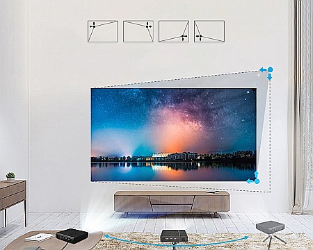 Videoproiector smart, portabil, 3D BYINTEK UFO U30 Pro, 4k, 400 ANSI lumeni, Android, HDMI [3]