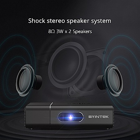 Videoproiector smart, portabil, 3D BYINTEK UFO U30 Pro, 4k, 400 ANSI lumeni, Android, HDMI [1]