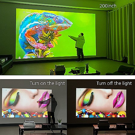 Videoproiector smart, portabil, 3D BYINTEK UFO U30 Pro, 4k, 400 ANSI lumeni, Android, HDMI [2]