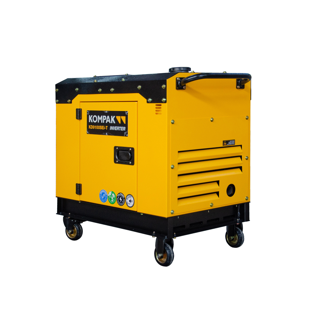 Generator inverter diesel KOMPAK KD9100SEI-T Full Power 230 400V 8,1 kVA insonorizat hibrid [7]