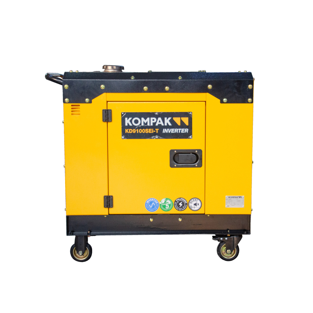 Generator inverter diesel KOMPAK KD9100SEI-T Full Power 230 400V 8,1 kVA insonorizat hibrid [4]