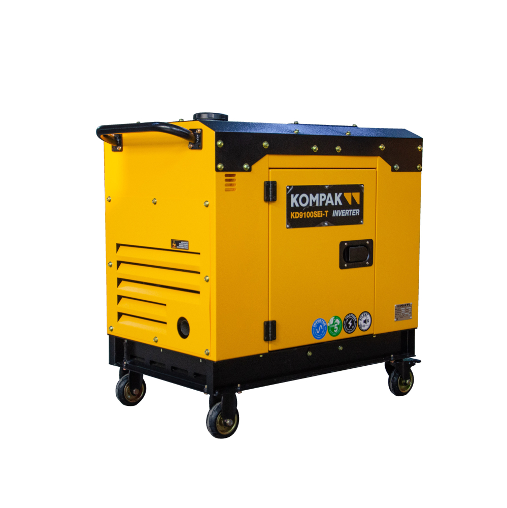 Generator inverter diesel KOMPAK KD9100SEI-T Full Power 230 400V 8,1 kVA insonorizat hibrid [5]