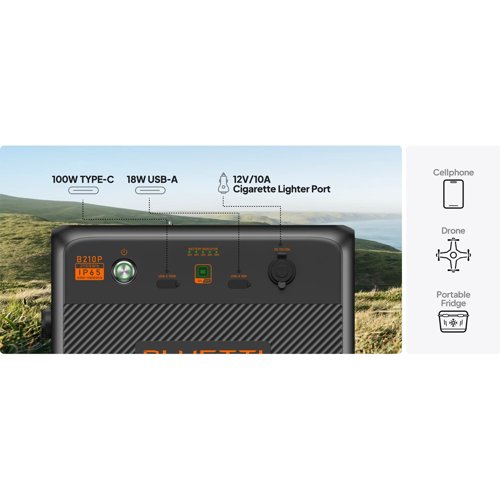 Acumulator suplimentar BLUETTI B210P 2150Wh [10]