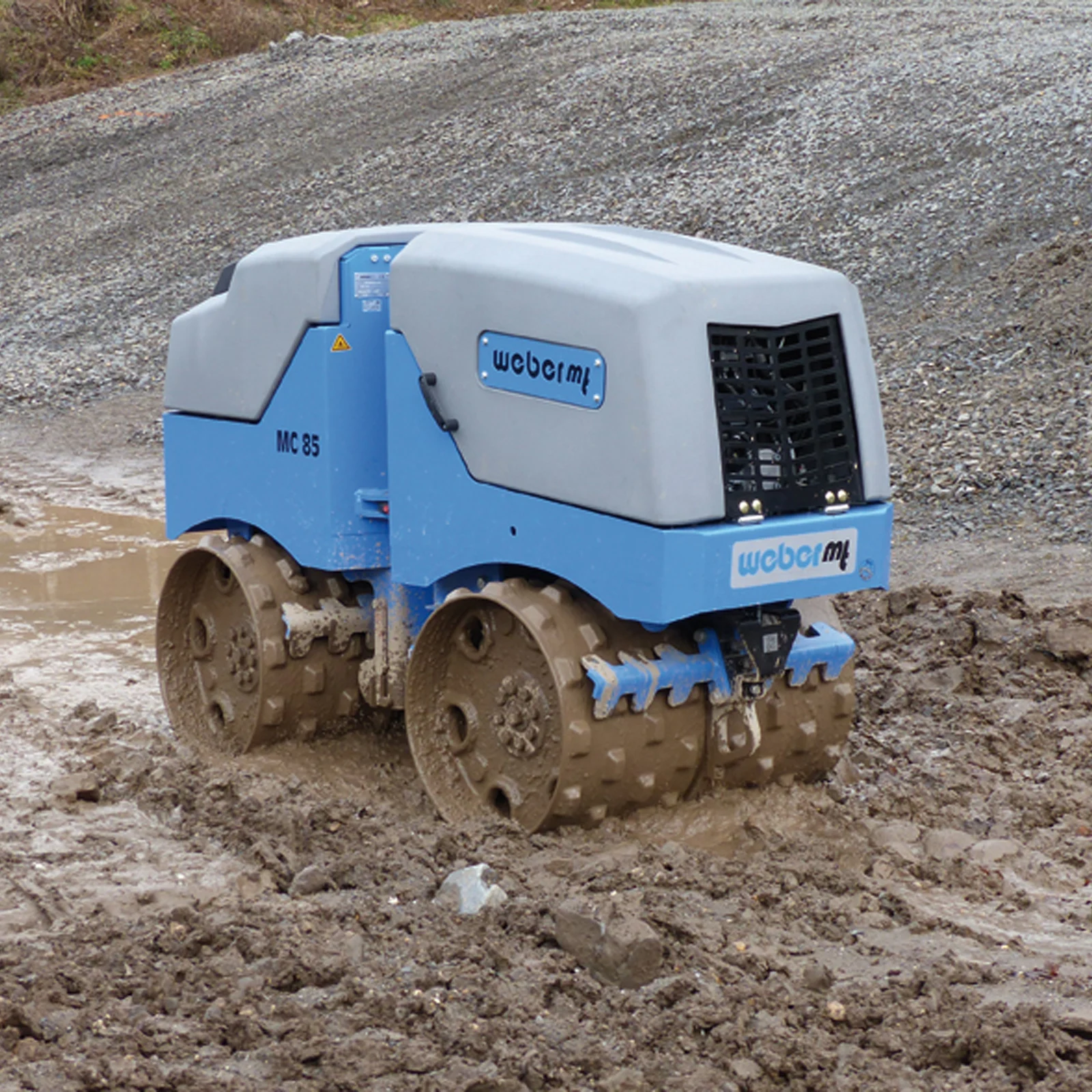 Cilindru vibrocompactor articulat Weber MC 85, 1622 kg [3]