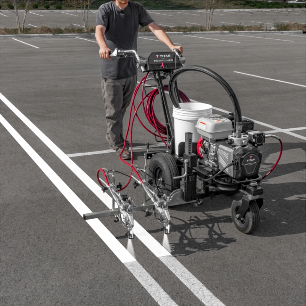 Echipament pentru marcaje Titan POWRLINER 5500 Honda GX 160 5.5 cp debit 4.7 l/min [2]