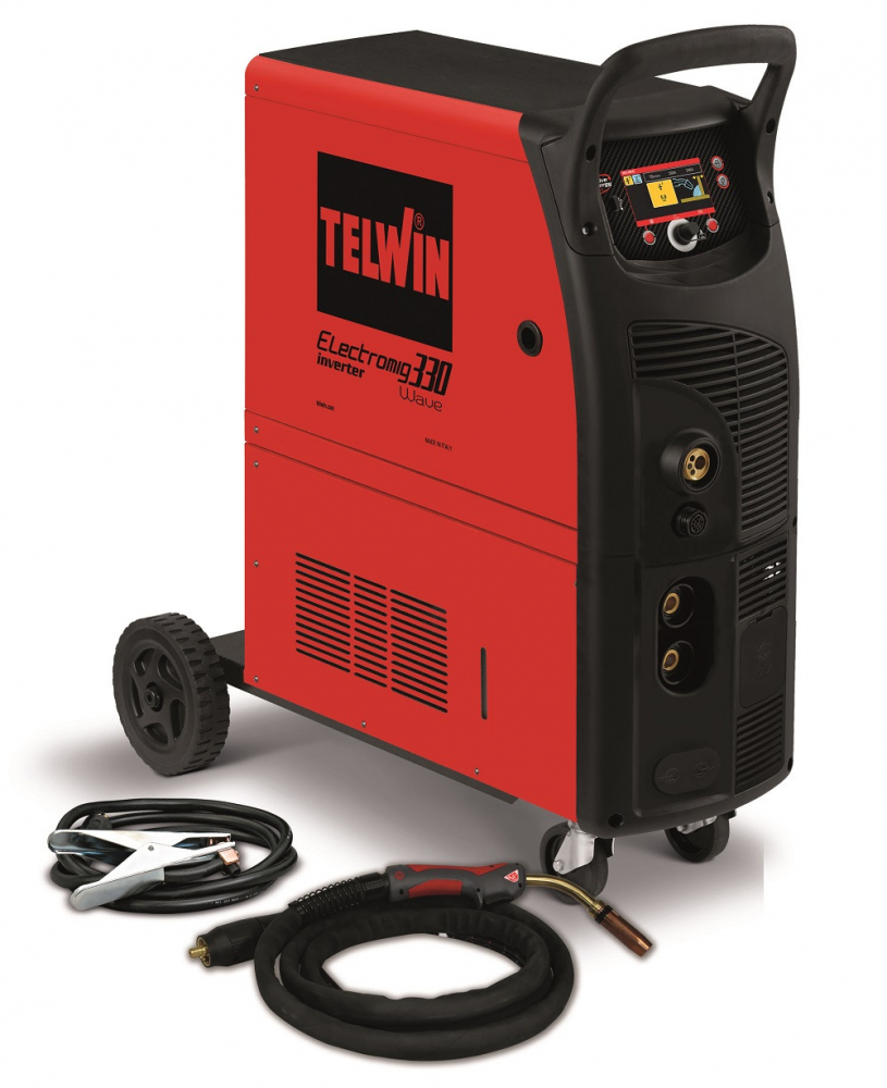 Aparat de sudura TELWIN tip MIG-MAG/TIG/MMA ELECTROMIG 330 WAVE AQUA [1]