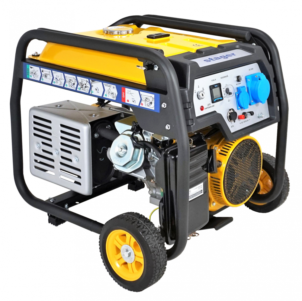 Generator Automatic Stager FD 6500ER open-frame 5.5kW, 230V, benzina, pornire electrica [2]