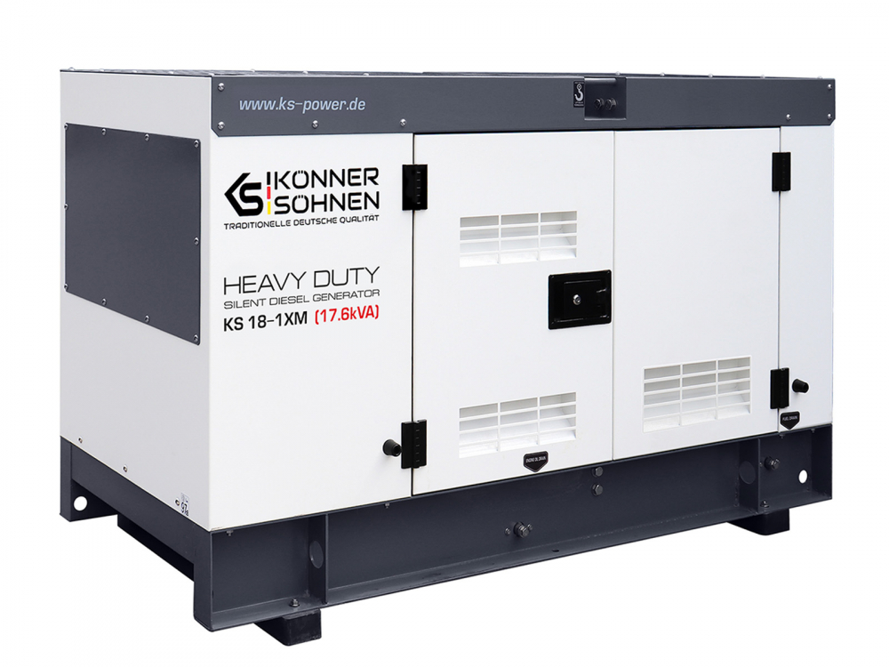 Generator de curent monofazat cu motor diesel Konner & Sohnen KS 18-1XM, 17.6 kva [3]