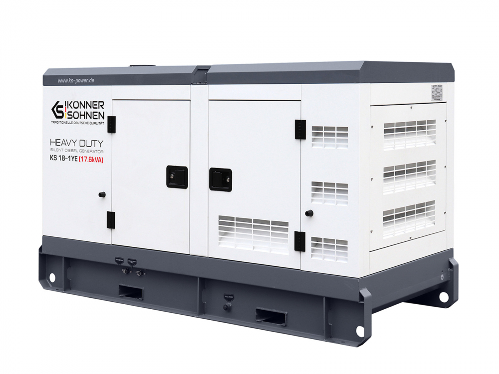 Generator de curent monofazat cu motor diesel Konner & Sohnen KS 18-1YE, 17.6 kva [4]