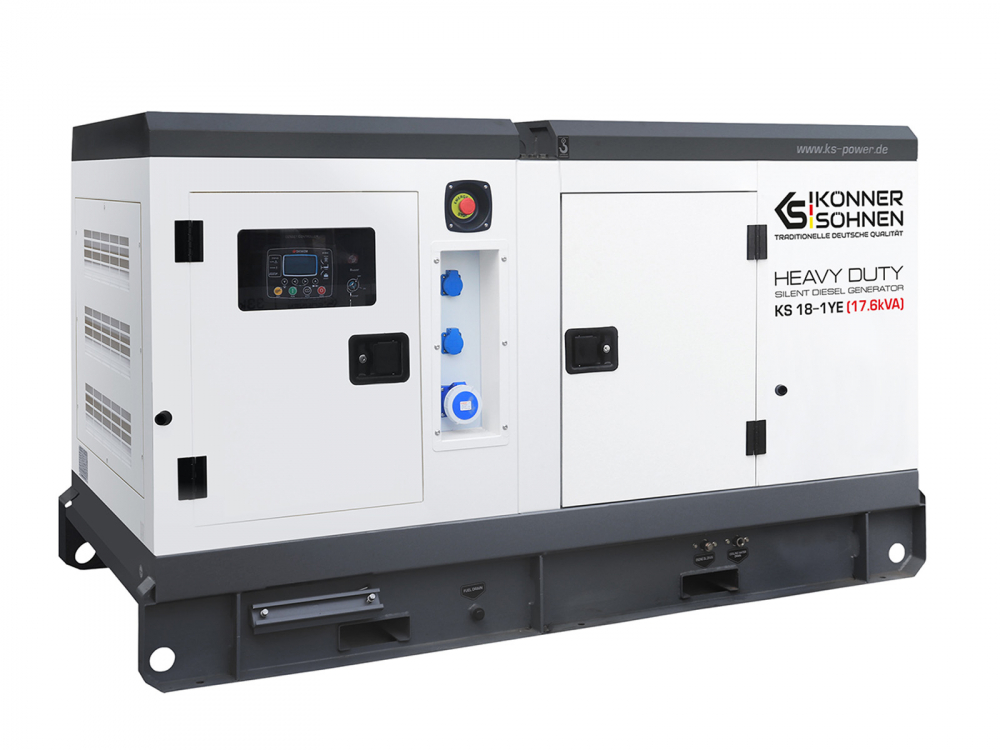 Generator de curent monofazat cu motor diesel Konner & Sohnen KS 18-1YE, 17.6 kva [5]