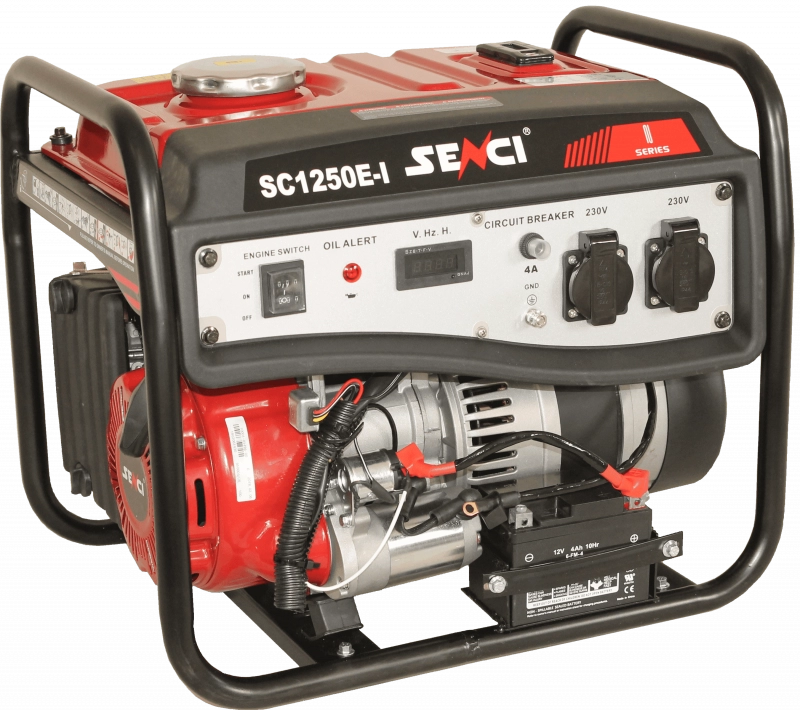 Generator de curent SENCI SC1250E-LITE putere maxima 1,0 kW 230V pornire electrica [2]
