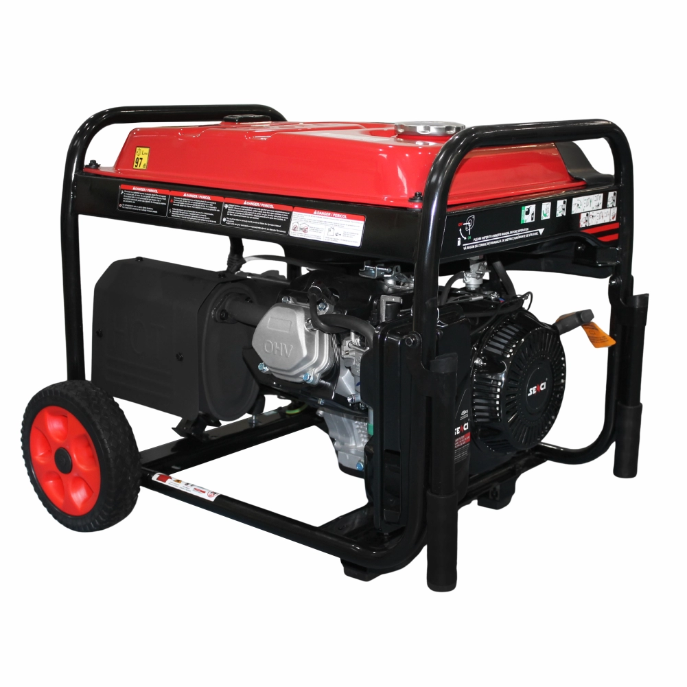 Generator de curent SENCI SC9000TEQ LITE P.max7.5kW 230V/400V, roti si manere incluse [2]