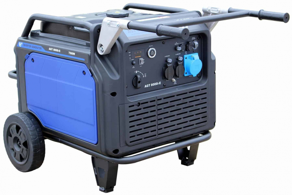 Generator de curent tip inverter monofazat AGT8000IE, 7.5 kW, benzina, pornire electrica [1]