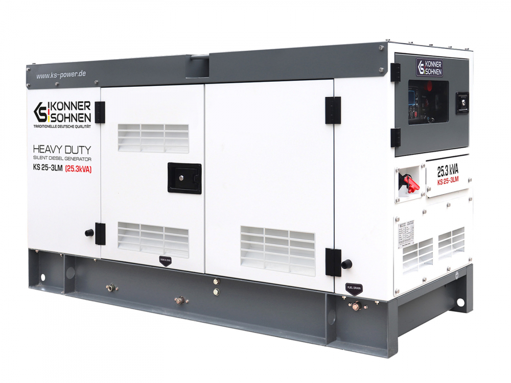 Generator de curent trifazat cu motor diesel Konner & Sohnen KS 25-3LM, 25.3 kva [5]