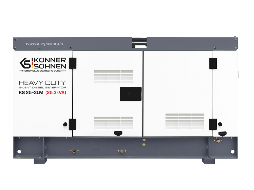 Generator de curent trifazat cu motor diesel Konner & Sohnen KS 25-3LM, 25.3 kva [1]