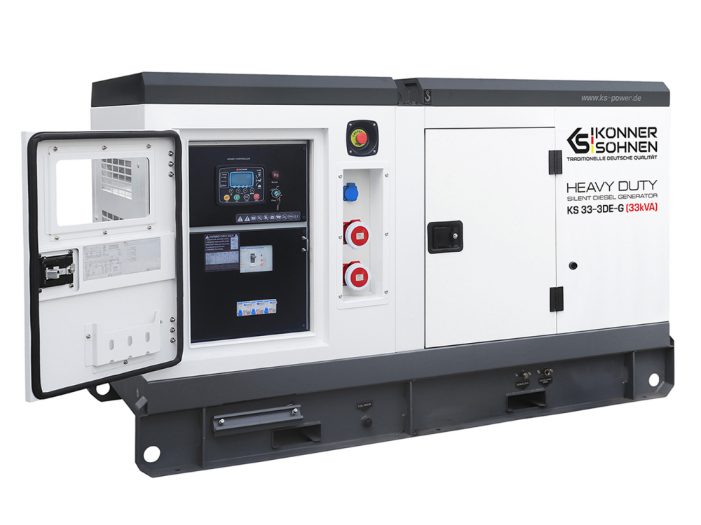 Generator de curent trifazat cu motor diesel Konner & Sohnen KS 33-3DE-G, 33 kva [6]