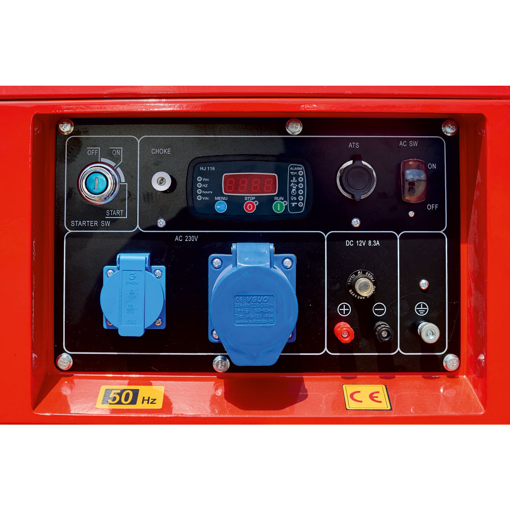 Generator diesel ENERGO GN5000dE, 230 V, putere maximă 5 kW [8]
