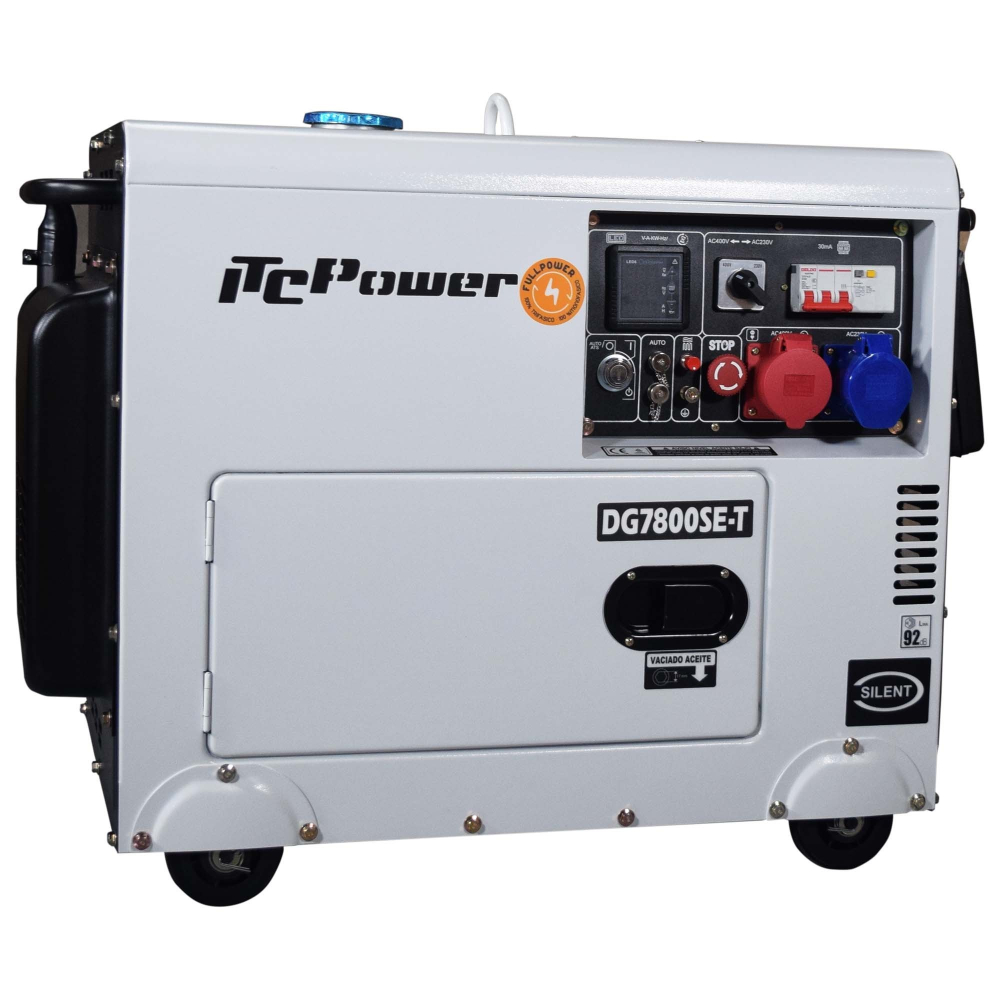 Generator diesel Full Power ITC Power DG7800SE-T, 6 kW / 7,9 kVA, 230/400 V, insonorizat [9]