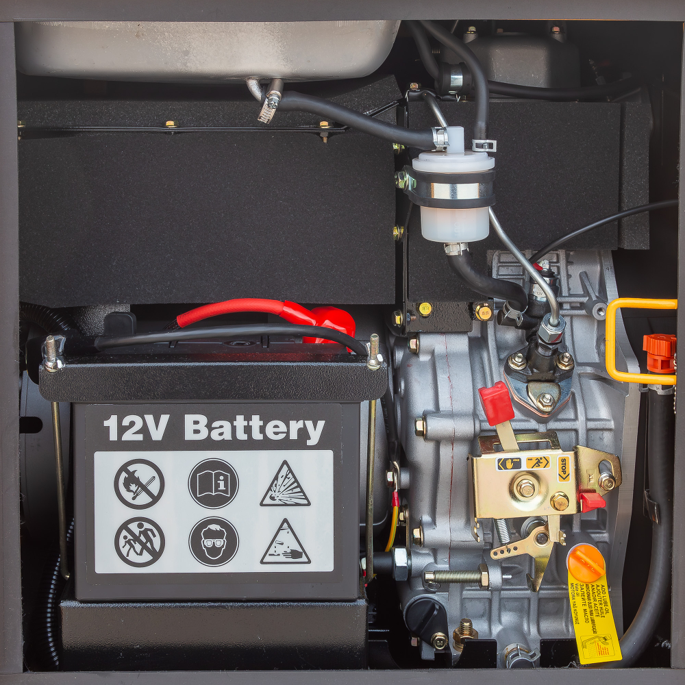 Generator diesel insonorizat KOMPAK KD8600SE 230 V, 6,3 kW [11]