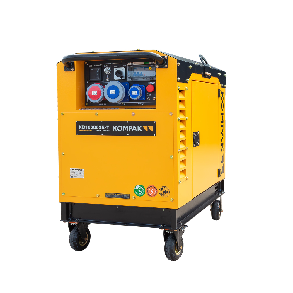 Generator diesel KOMPAK KD16000SE-T Full Power, 16,3 kVA [12]