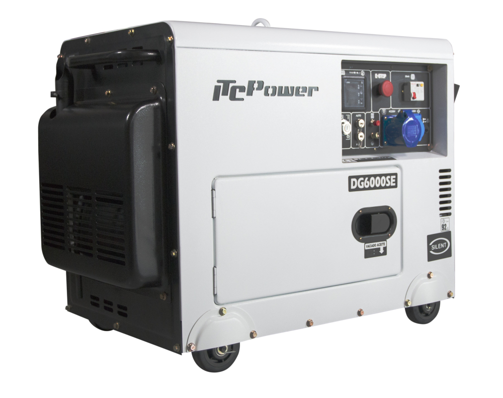 Generator diesel monofazat ITC Power DG6000SE, 5,3 kW, insonorizat, AVR [2]
