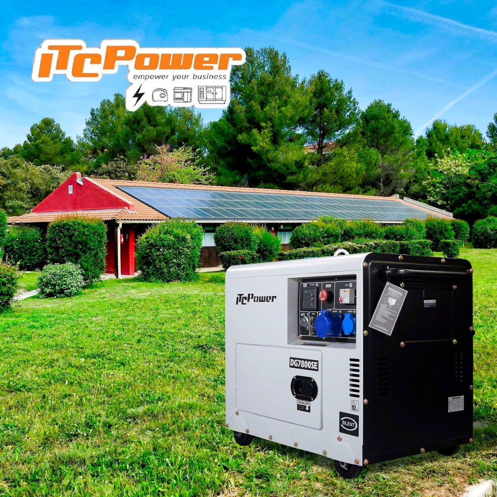 Generator diesel monofazat ITC Power DG7800SE, 6,3 kW, insonorizat, AVR [3]