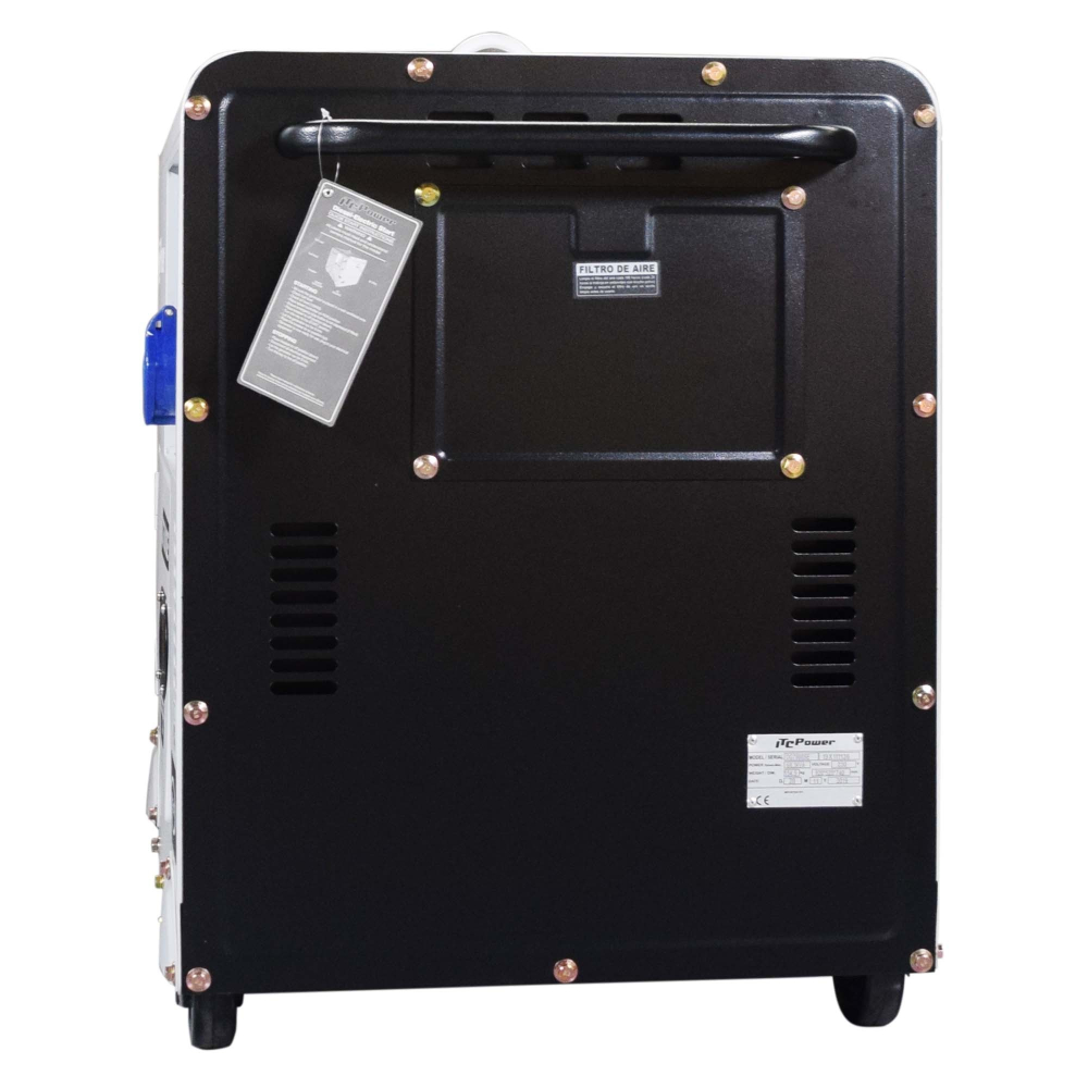 Generator diesel monofazat ITC Power DG7800SE, 6,3 kW, insonorizat, AVR [4]